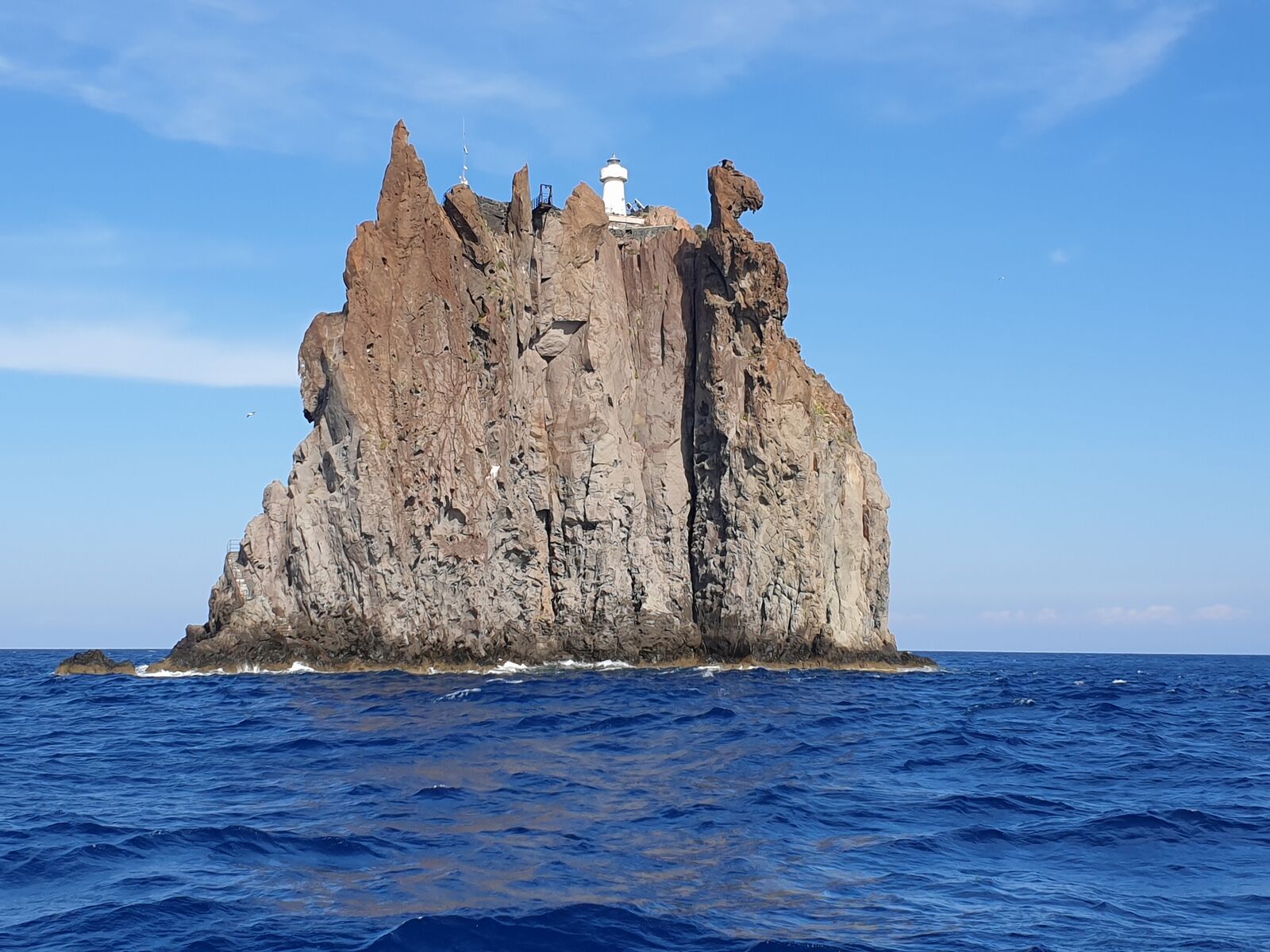 A small lighthouse on Strombolicchio