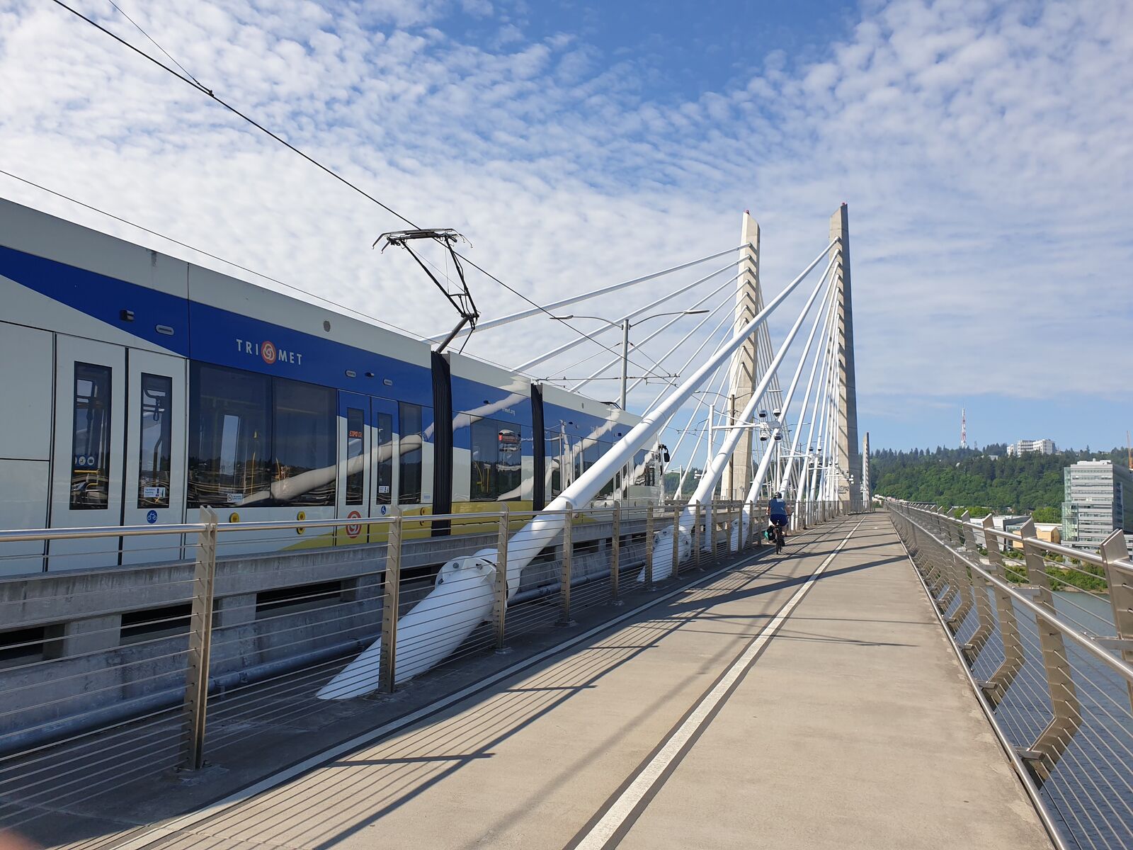 A rarity in the US: Tilikum Crossing is not accessible to cars.