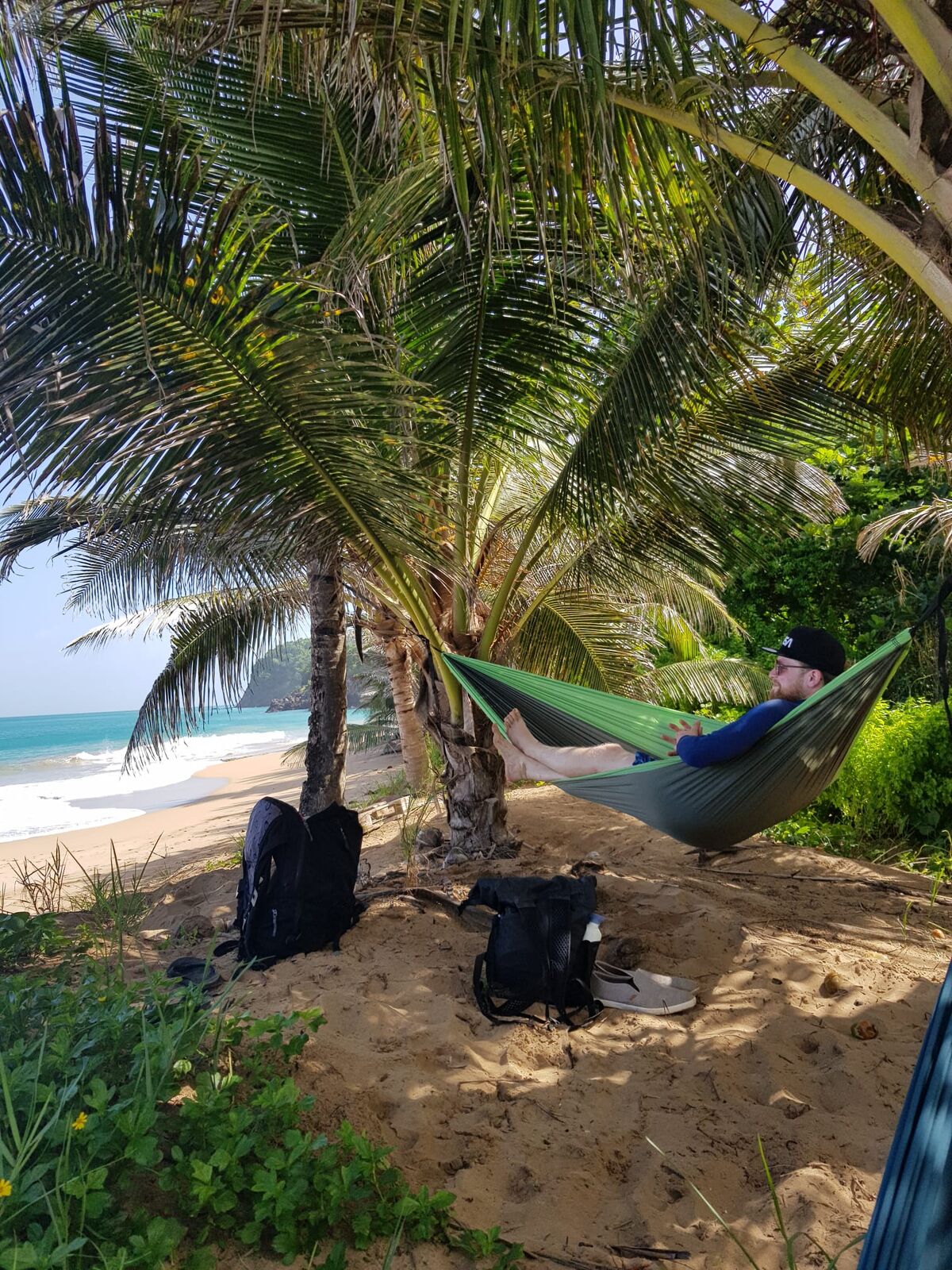 Packing recommendation: a hammock