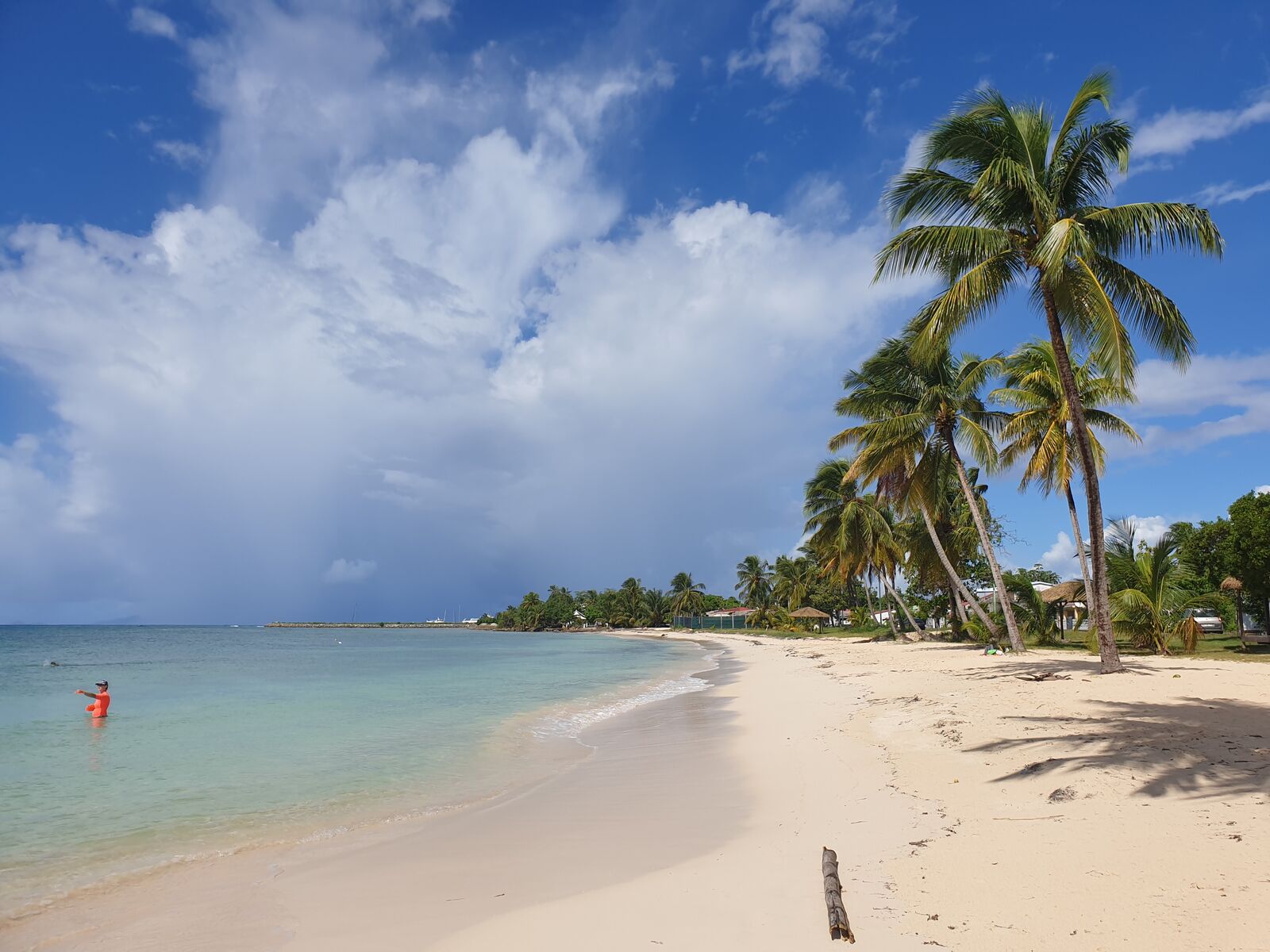 Beach of Grand Bourg on Marie Galante