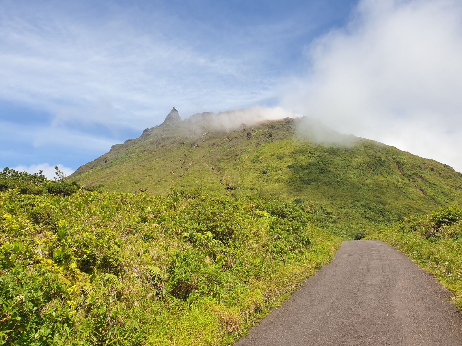 Climbing the Soufrière