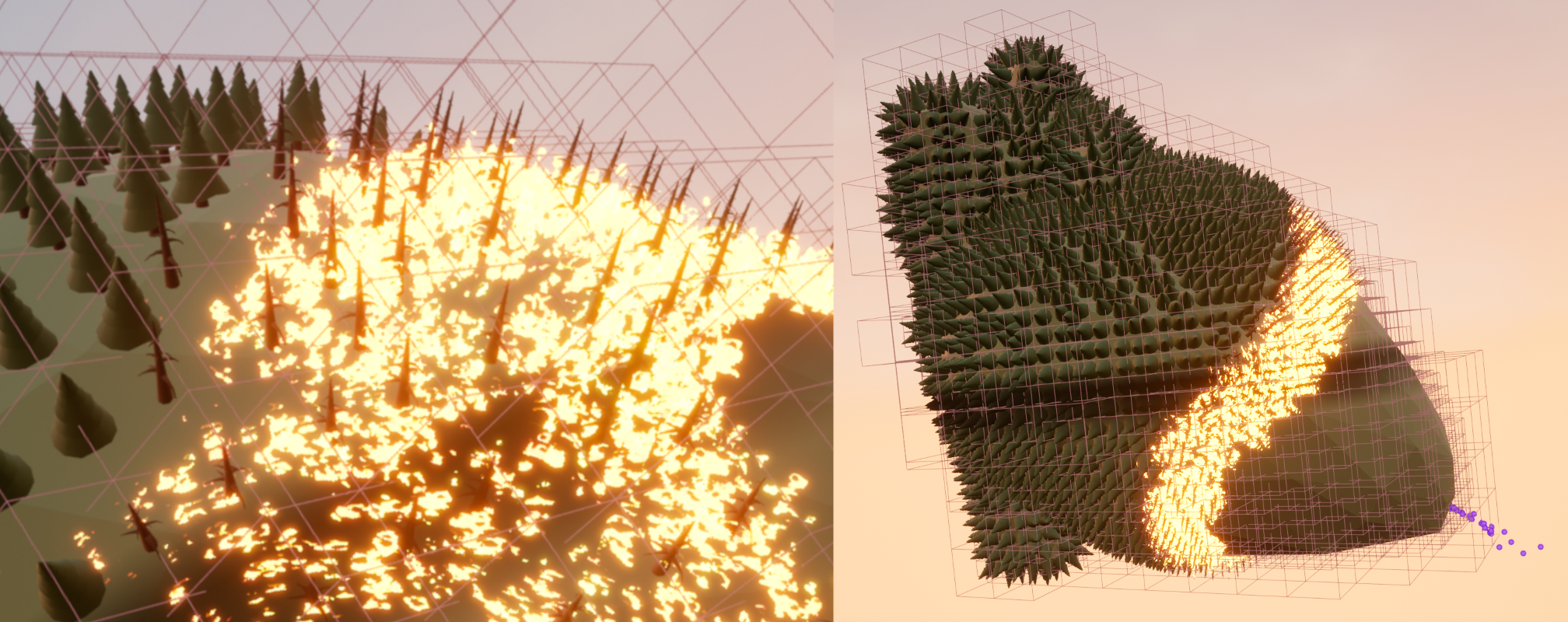 Forest fires as an excitable system