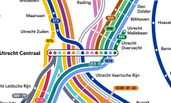 Featured image of post A curvy map for the Dutch railway network inspired by van Gogh